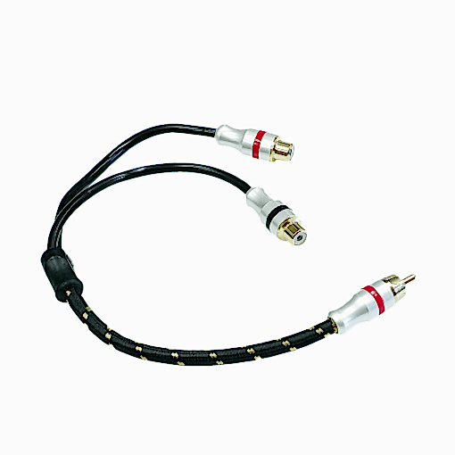 Sdoppiatore Rca Professionale - PRCAYM.2  - 2 maschi 1 femmina Top Quality