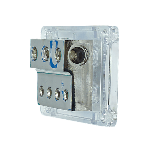 Distributore di  Massa - Alimentazione PWD00.1 -  1 x 0 awg + 2 x 2 awg + 4 x 4 awg - immagine 3