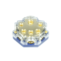 Distributore di Massa Corrente -  PWD48.2 - 1x 0 awg + 1x 2 awg + 2x 4 awg + 2x 8 awg