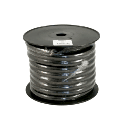 PWN00.1  Cavo Alimentazione 00 awg  oversize 53 mm - Negativo - Rame Puro OFC  - Bobina 15 metri