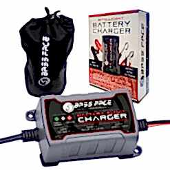 Caricabatteria Tampone per Auto e Moto BFM.1  Automatico 6 e 12 volts - 750 mA con  Microprocessore