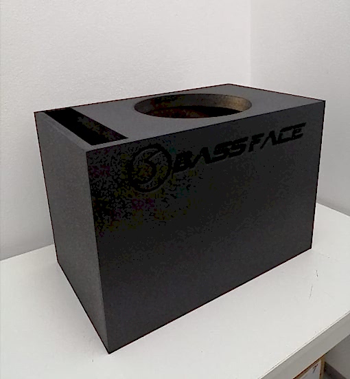 Box Reflex Professionale per subwoofer da 32 cm. in mdf 20 mm. litri 60 - BR12-60 V2 - immagine 2