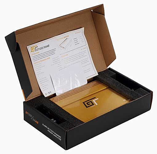 Amplificatore 4 canali  GT-100/x4AB - Classe AB GT Audio - immagine 6