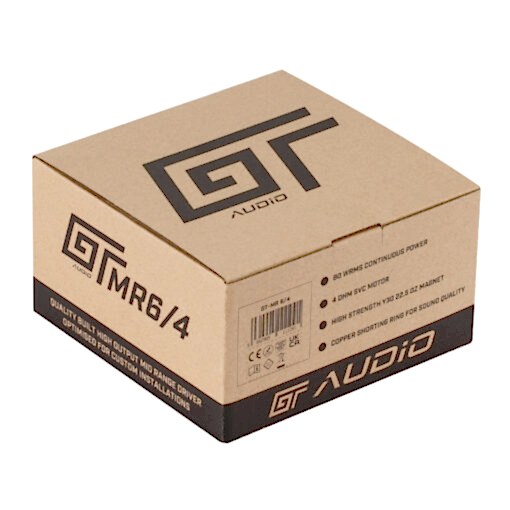 GT-MR6/4 Midbass 16,5 cm GT-AUDIO 1X4Ohm SVC 80WRMS Quality Built High Output Mid Range - immagine 8