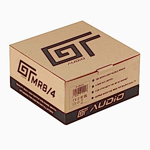 GT-MR8/4 Midbass 20 cm GT-AUDIO 1X4Ohm SVC 100WRMS Quality Built High Output Mid Range - immagine 8