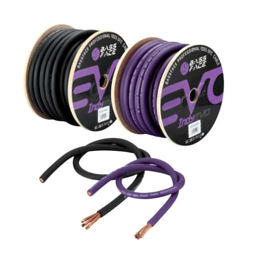Cavo Alimentazione 0 awg  53 mmq - Positivo - EVO-P0P -  Puro rame OFC  - Bobina 15 m - immagine 3