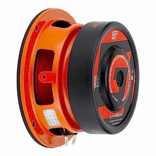 GT Audio GT-MB5/4  - Woofer  13cm 4Ohm 80w RMS Component Midbass Speaker - immagine 5