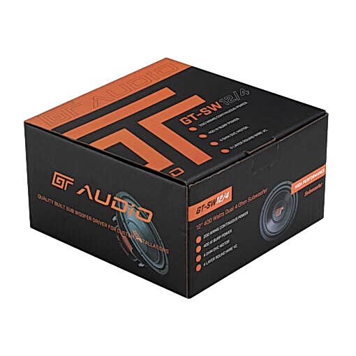 GT Audio GT-SW12/4 12'' 30cm 2x4Ohm DVC Subwoofer 200w RMS - immagine 7