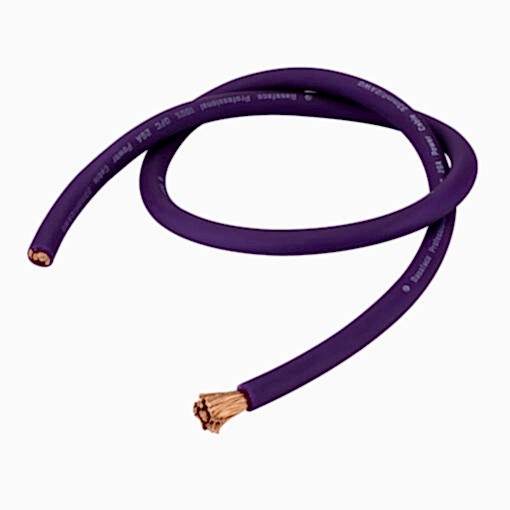 Cavo Alimentazione 2 awg  35 mmq - Positivo - EVO-P2P -  Puro rame OFC  - Bobina 30 m - immagine 3