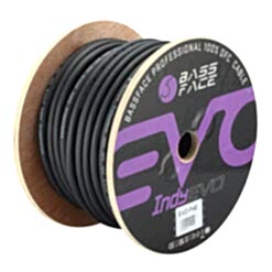 Cavo Alimentazione 4 awg  21 mmq - Negativo - EVO-P4b -  Puro rame OFC  - Bobina 30 m