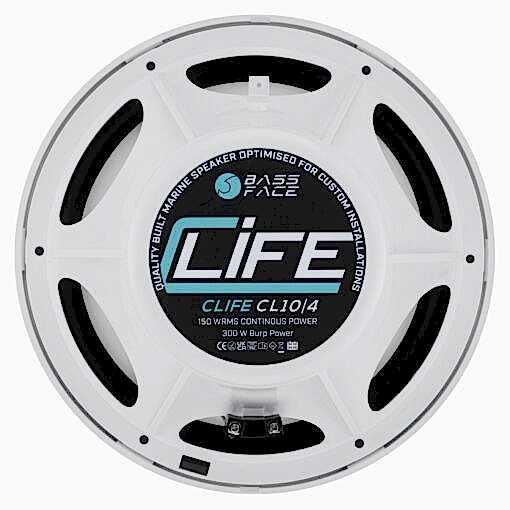 CLife CL10/4 - 10" 25cm 4Ohm 150w RMS Marine Grade Waterproof Subwoofer - immagine 5