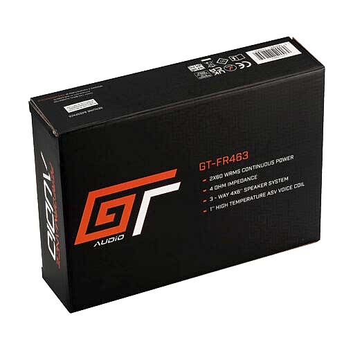 GT-FR463 Coppia Coassiali due vie 4 x 6"  GT-Audio - immagine 2