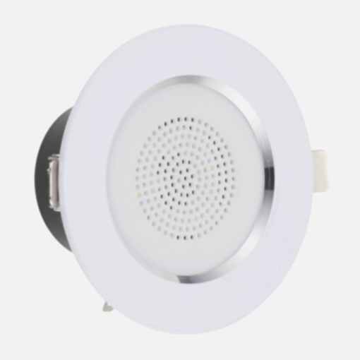 GTG-C31LED COPPIA DI FARETTI A LED DA INCASSO 10 CM CON ALTOPARLANTI INTEGRATI 8 OHM - IMPERMEABILI IP65 - immagine 3